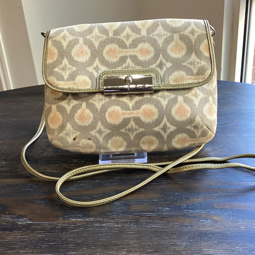 Coach Kristin Op Art Ikat Crossbody Bag